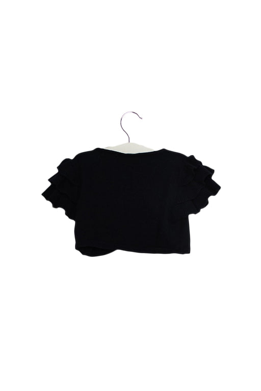 A Navy Cardigans from Chickeeduck in size 5T for girl. (Front View)