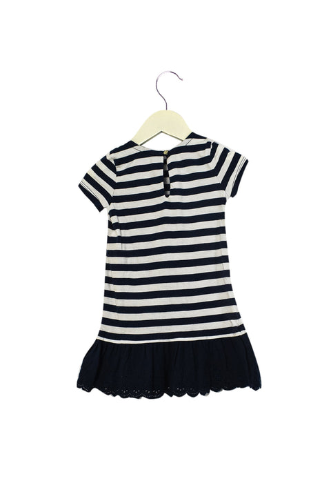 A Navy Dress Sets from Ralph Lauren in size 12-18M for girl. (Back View)