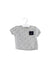 A Grey Short Sleeve T Shirts from Petit Bateau in size 3-6M for boy. (Front View)