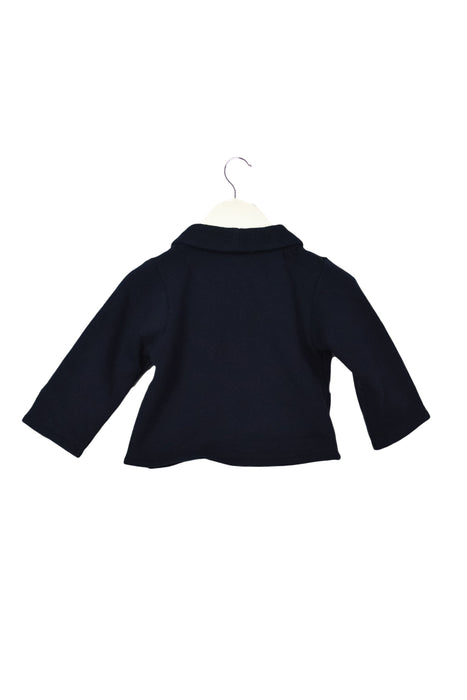 A Navy Lightweight Jackets from Jacadi in size 6-12M for boy. (Back View)