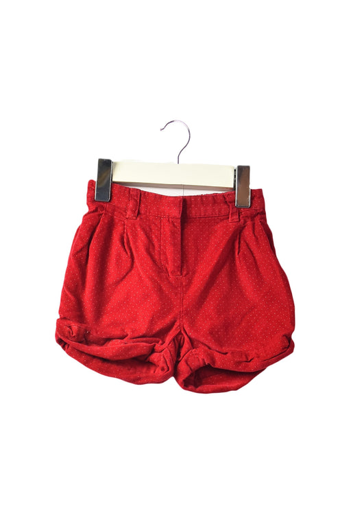 A Red Shorts from Jacadi in size 6-12M for girl. (Front View)