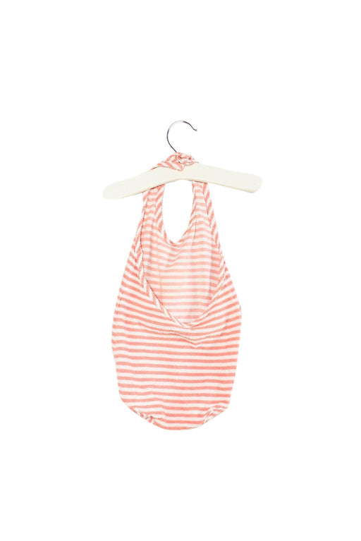 A Pink Swimsuits from Bonton in size 12-18M for girl. (Front View)