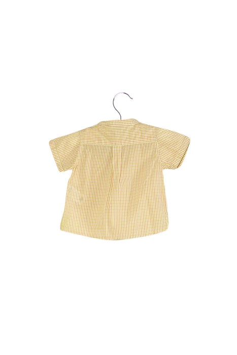 A Beige Shirts from Petit Bateau in size 0-3M for boy. (Back View)