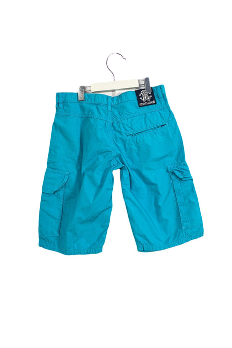 A Blue Shorts from Roberto Cavalli in size 10Y for boy. (Back View)