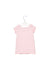 A Pink Short Sleeve Dresses from Petit Bateau in size 3-6M for girl. (Back View)