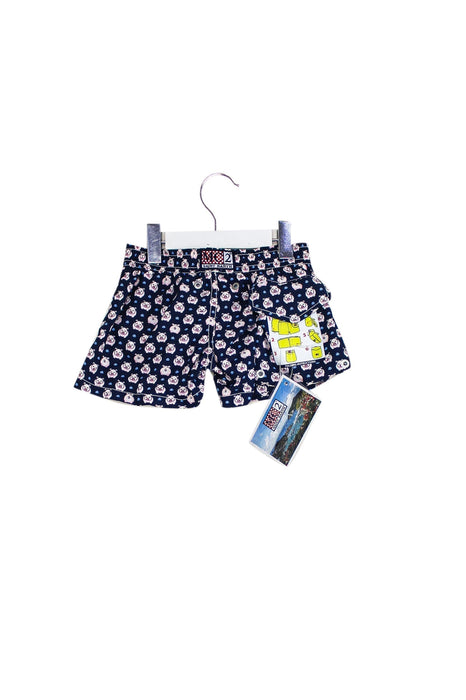 A Navy Swim Shorts from MC2 Saint Barth in size 2T for boy. (Back View)
