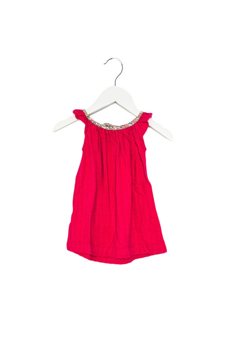 A Pink Sleeveless Dresses from Little Mercerie in size 6-12M for girl. (Front View)