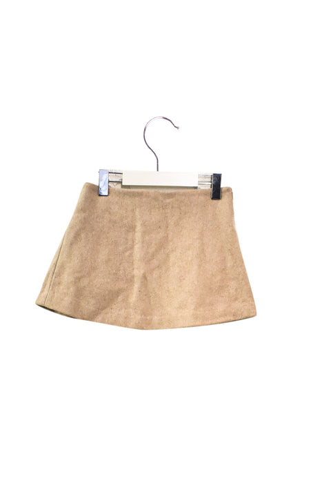 A Brown Short Skirts from CdeC in size 6T for girl. (Back View)