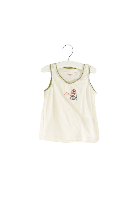 A White Sleeveless Tops from Stella McCartney in size 3T for girl. (Front View)