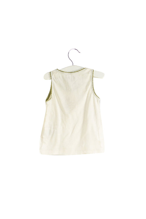 A White Sleeveless Tops from Stella McCartney in size 3T for girl. (Back View)