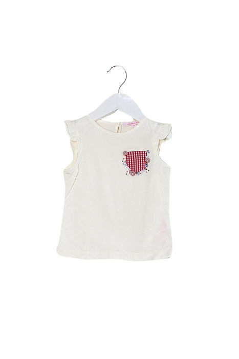 A White Sleeveless Tops from Nicholas & Bears in size 3T for girl. (Front View)