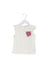 A White Sleeveless Tops from Nicholas & Bears in size 3T for girl. (Front View)