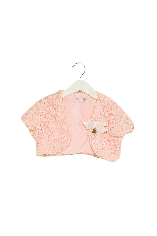 A Pink Cardigans from Nicholas & Bears in size 6T for girl. (Front View)