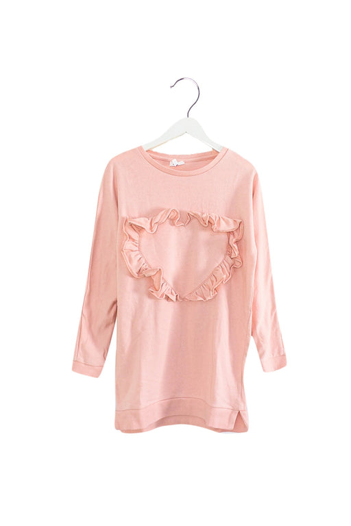 A Pink Crewneck Sweatshirts from Seed in size 8Y for girl. (Front View)