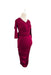A Pink Nursing Dresses from Isabella Oliver in size S for maternity. (Back View)