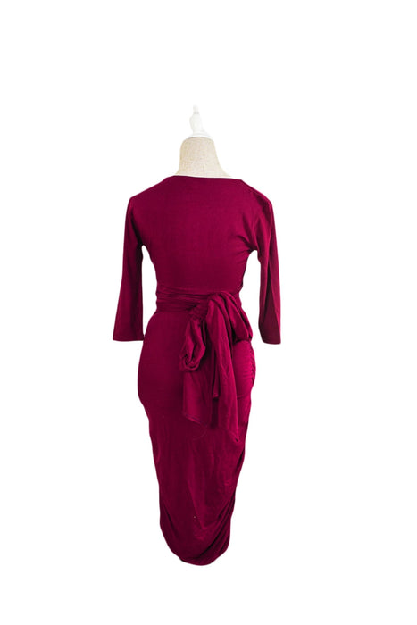 A Pink Nursing Dresses from Isabella Oliver in size S for maternity. (Back View)