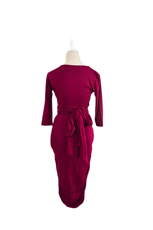 A Pink Nursing Dresses from Isabella Oliver in size S for maternity. (Front View)