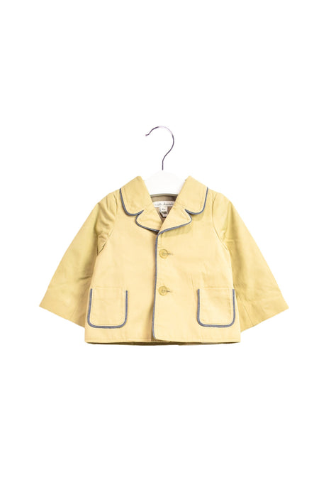 A Beige Blazers from Marie Chantal in size 3-6M for boy. (Front View)