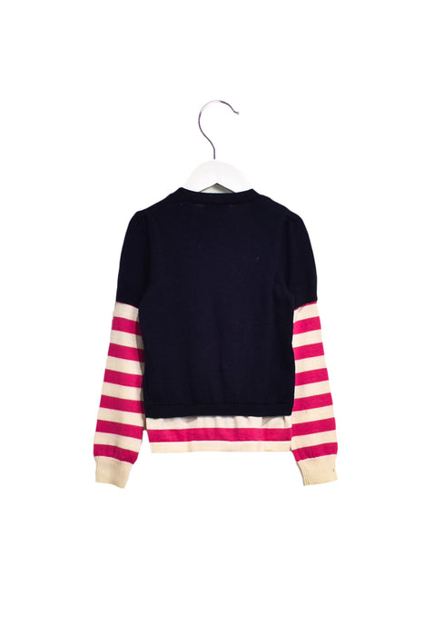 A Navy Knit Sweaters from Nicholas & Bears in size 6T for girl. (Back View)