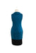 A Blue Sleeveless Dresses from Maternal America in size XS for maternity. (Back View)