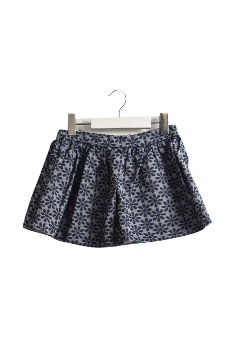 A Navy Short Skirts from Seed in size 4T for girl. (Back View)