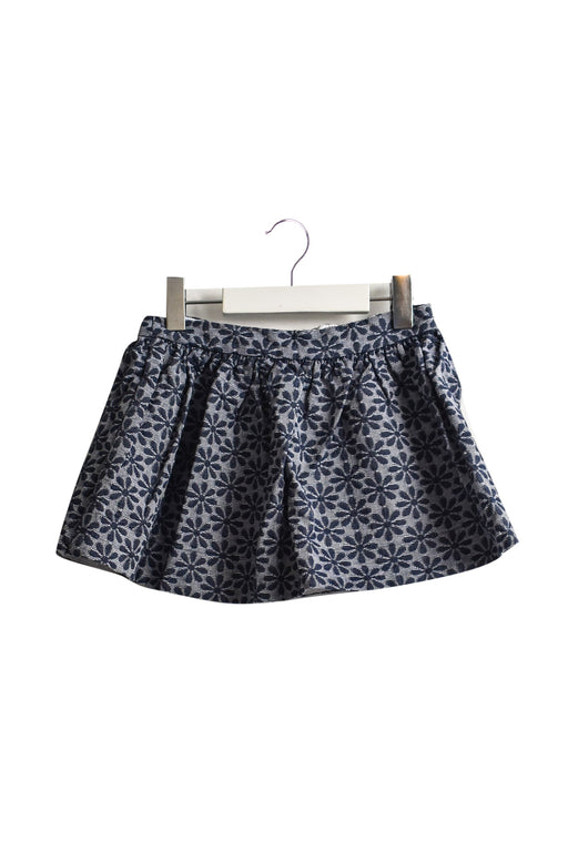A Navy Short Skirts from Seed in size 4T for girl. (Front View)