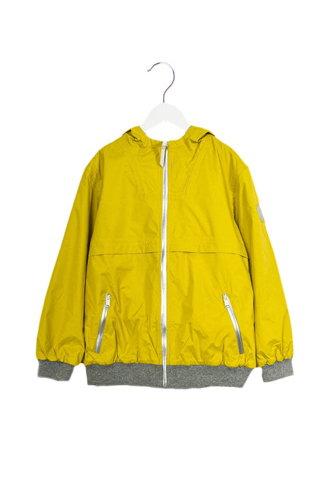 A Yellow Lightweight Jackets from Bonpoint in size 10Y for boy. (Front View)
