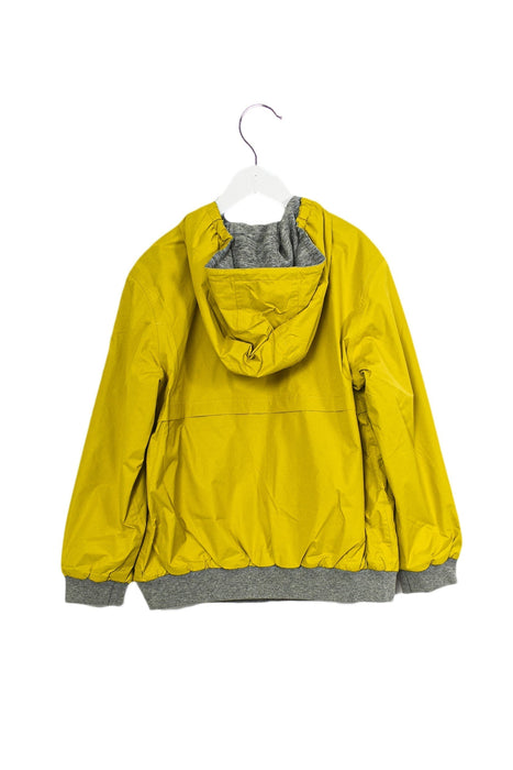 A Yellow Lightweight Jackets from Bonpoint in size 10Y for boy. (Back View)