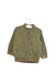 A Green Lightweight Jackets from Petit Bateau in size 6-12M for girl. (Front View)
