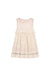 A Ivory Sleeveless Dresses from Bonpoint in size 4T for girl. (Back View)