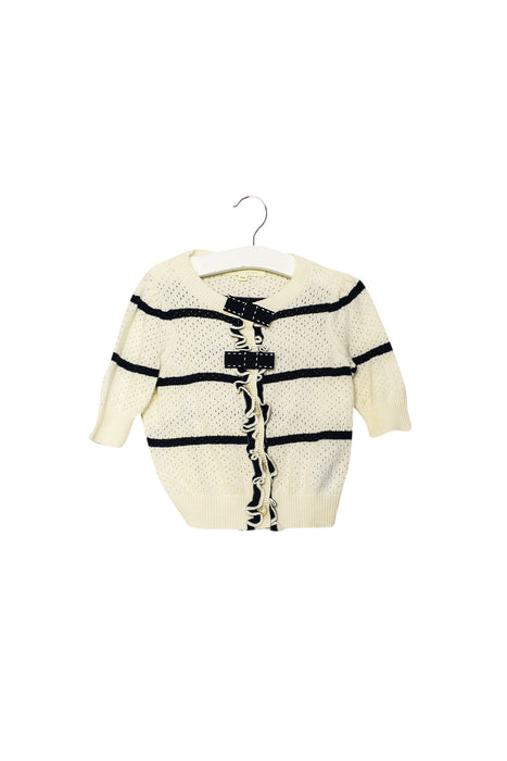 A Beige Cardigans from Nicholas & Bears in size 12-18M for girl. (Front View)