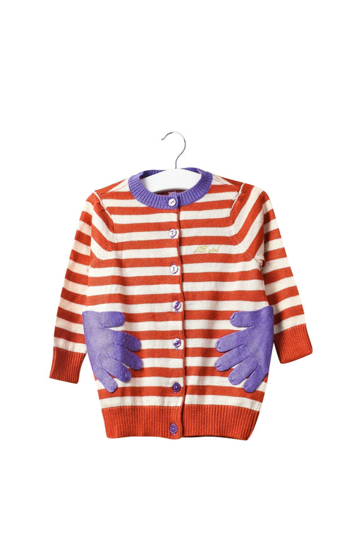 A Red Cardigans from Nicholas & Bears in size 12-18M for girl. (Front View)