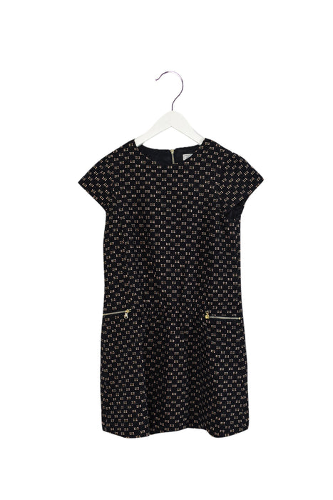 A Navy Short Sleeve Dresses from Tartine et Chocolat in size 12Y for girl. (Front View)