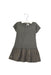 A Grey Short Sleeve Dresses from Château de Sable in size 12-18M for girl. (Front View)