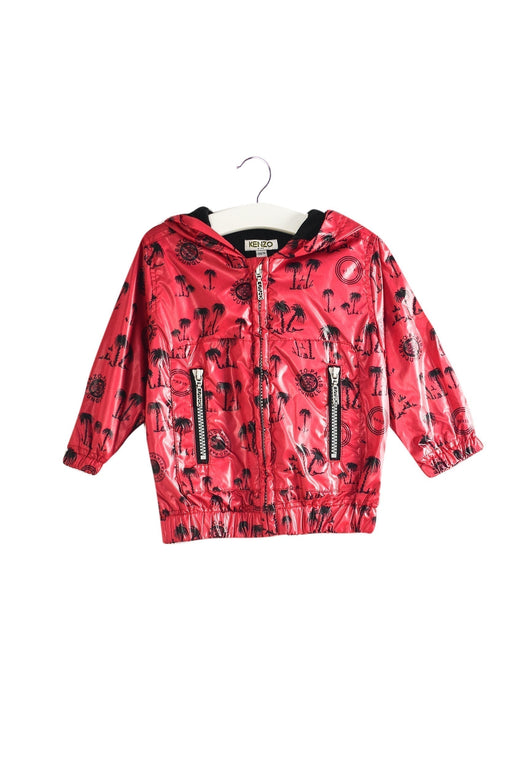 A Pink Lightweight Jackets from Kenzo in size 6-12M for neutral. (Front View)