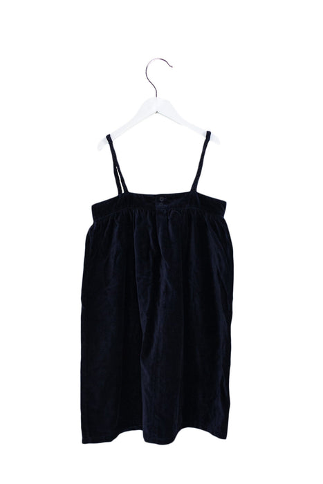 A Navy Sleeveless Dresses from Seed in size 9Y for girl. (Back View)