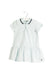 A Blue Short Sleeve Dresses from Petit Bateau in size 12-18M for girl. (Front View)