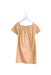 A Pink Short Sleeve Dresses from Bonpoint in size 8Y for girl. (Back View)