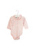 A Pink Long Sleeve Bodysuits from Jacadi in size 3-6M for girl. (Front View)