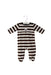 A Brown Long Sleeve Jumpsuits from Jacadi in size 0-3M for boy. (Front View)
