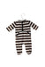 A Brown Long Sleeve Jumpsuits from Jacadi in size 0-3M for boy. (Back View)