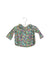 A Blue Long Sleeve Tops from Jacadi in size 3-6M for girl. (Front View)