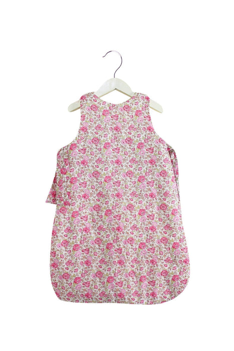 A Pink Sleepsacs from Jacadi in size 3-6M for girl. (Front View)