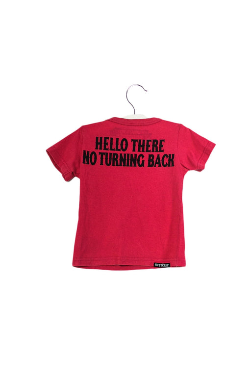 A Pink Short Sleeve T Shirts from Hysteric Mini in size 12-18M for girl. (Front View)