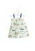 A White Sleeveless Dresses from Petit Bateau in size 6-12M for girl. (Front View)