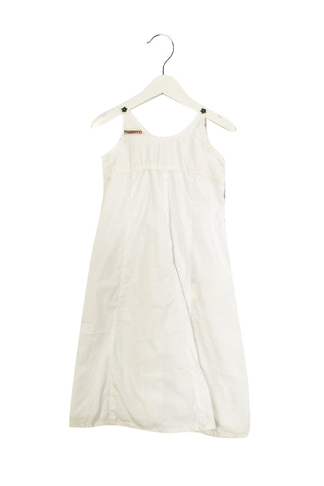 A White Sleeveless Dresses from Diesel in size 2T for girl. (Front View)