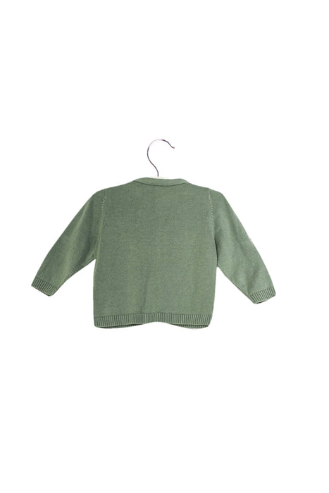 A Blue Cardigans from Bonpoint in size 6-12M for neutral. (Back View)