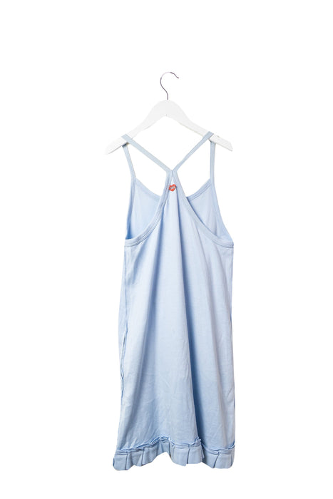A Blue Sleeveless Dresses from Rykiel Enfant in size 10Y for girl. (Back View)