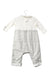 A White Long Sleeve Jumpsuits from Petit Bateau in size 3-6M for boy. (Back View)