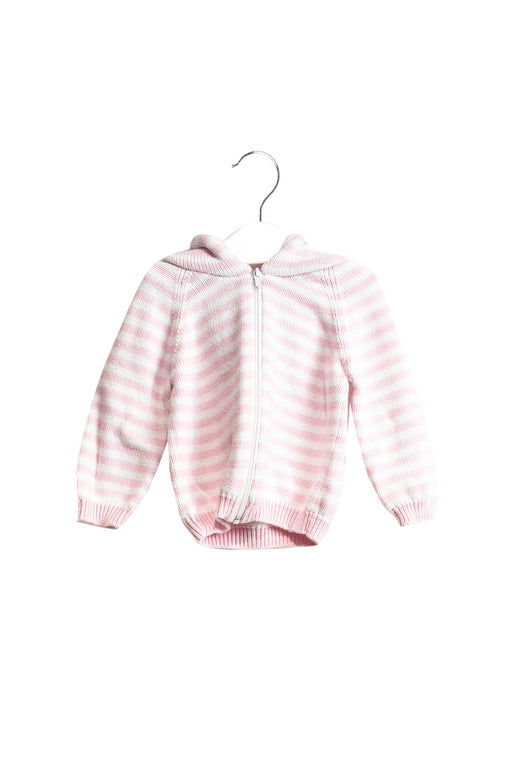 A Pink Lightweight Jackets from Kissy Kissy in size 6-12M for girl. (Front View)